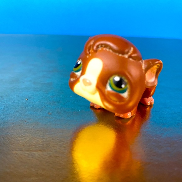 LITTLEST PET SHOP GUINEA PIG BROWN & WHITE RODENT - Picture 3 of 7